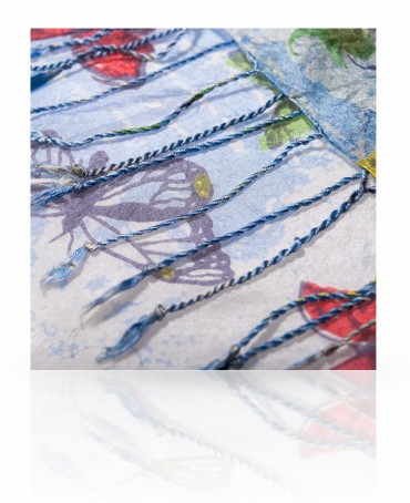 Палантин Женский S-VINATGE.BUTTERFLY/BLUE